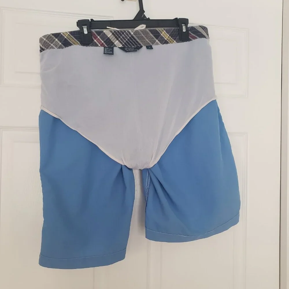 Polo Ralph Lauren Men's Swim Trunks Board Shorts Mesh‎ Lined Blue Size Large